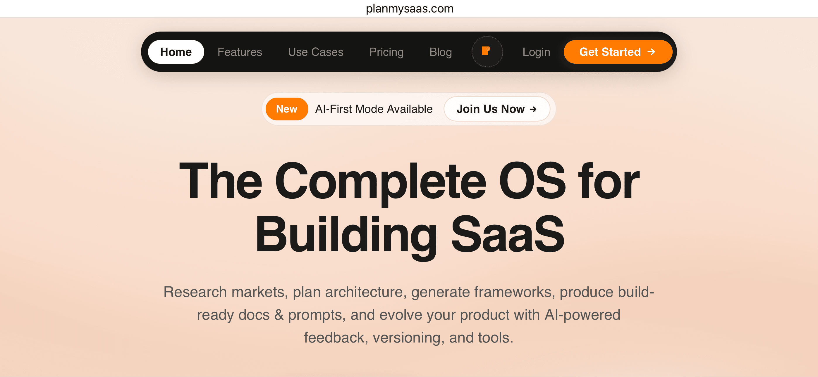 Planmysaas product preview