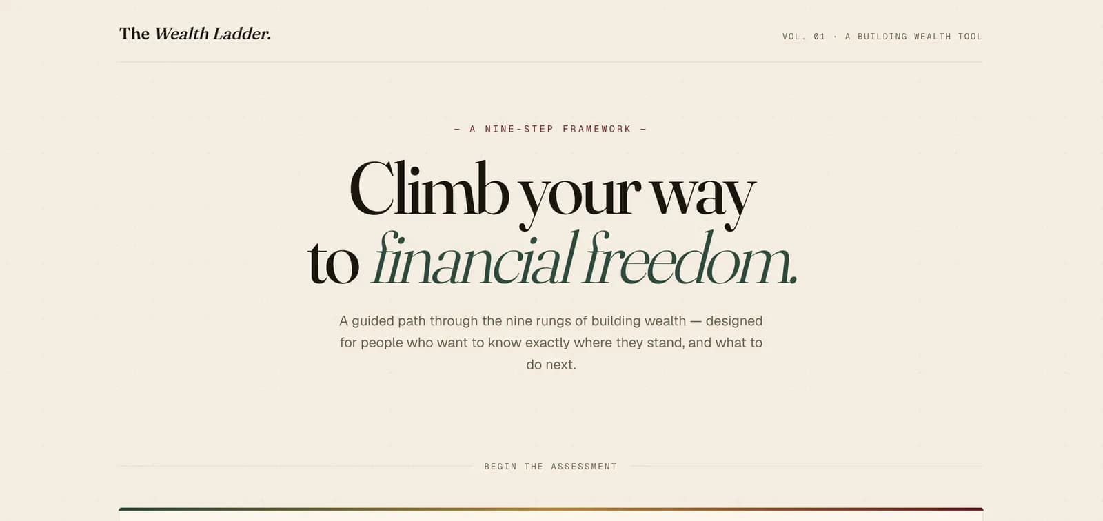 The Wealth Ladder — Climb your way to financial freedom product preview