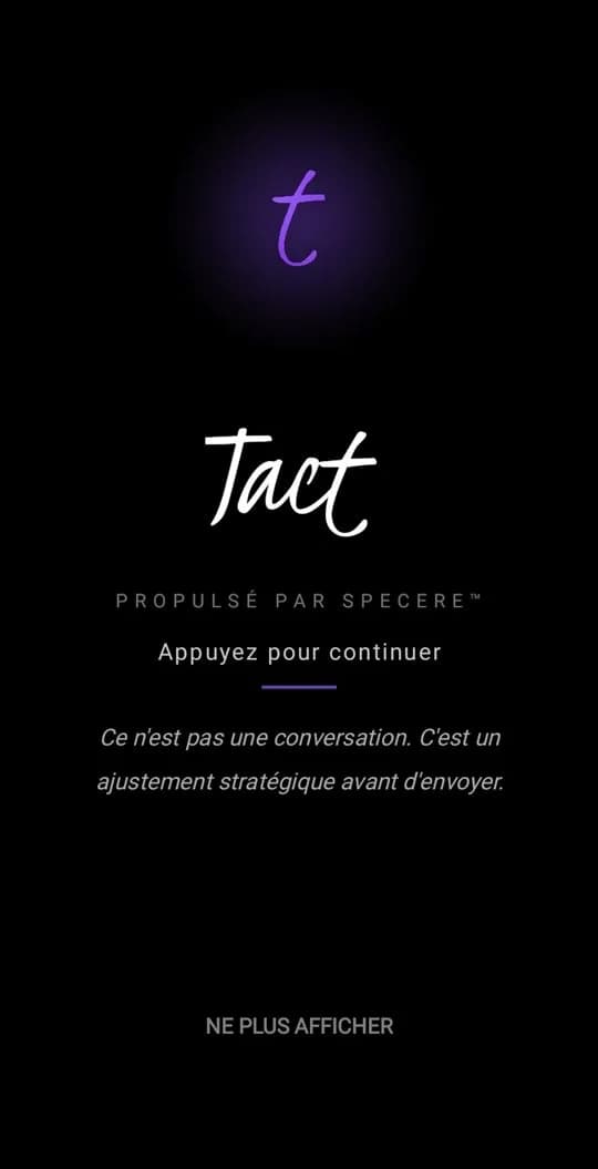 Tact product preview